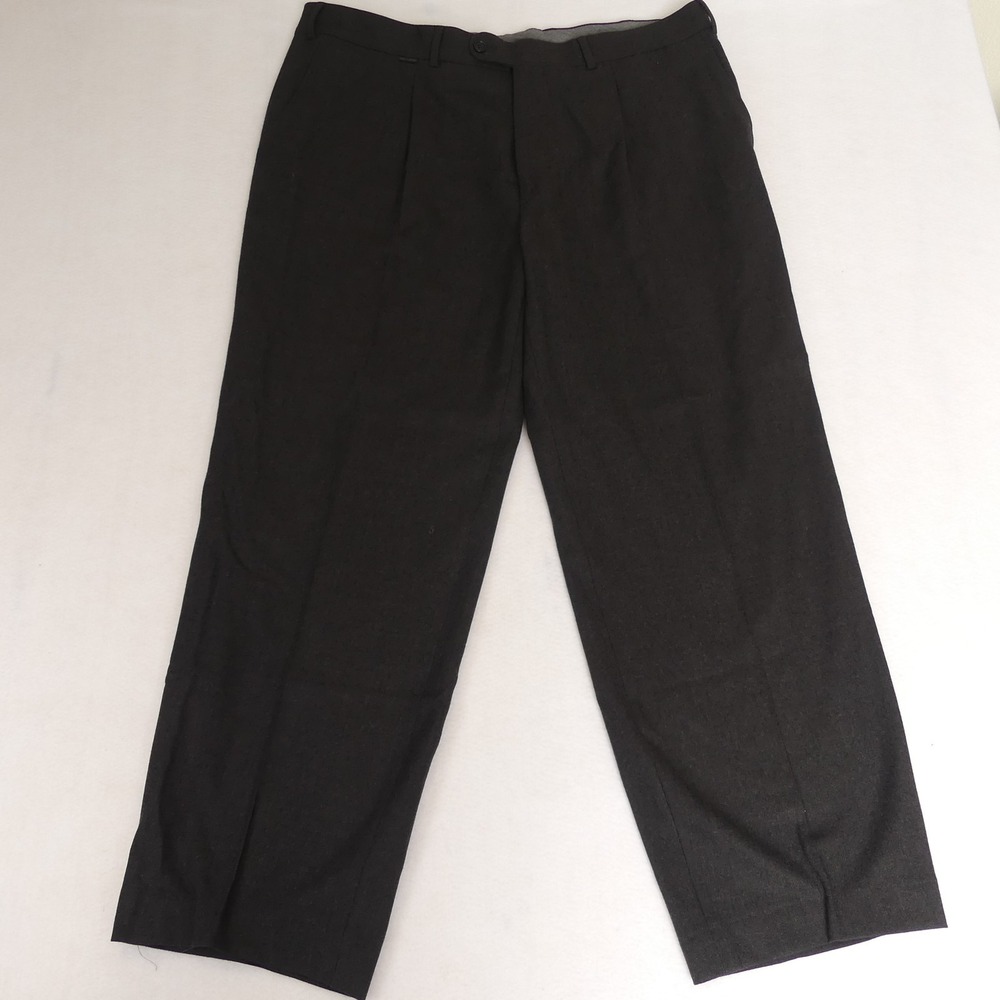 Paul & Shark Yachting Flannel‎ Wool Dress Pants Gray Men's 42 (Actual 40x29)
